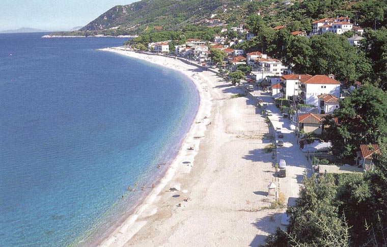 Greece, Magnisia, Pilio, Beach